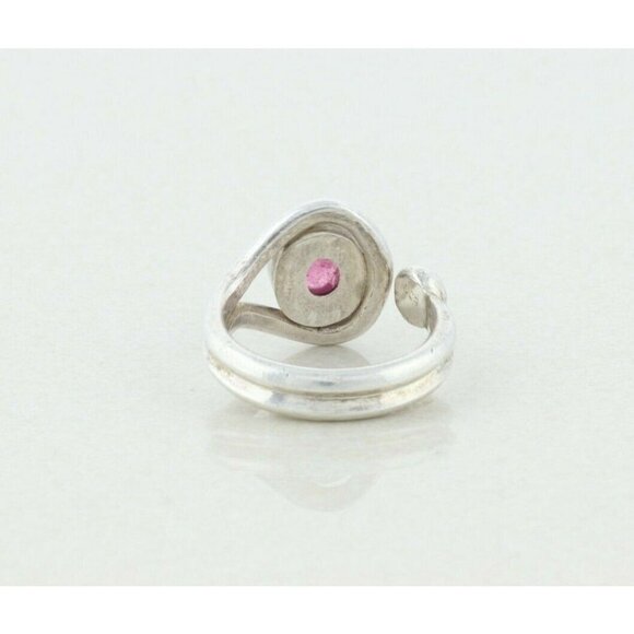 Sterling Silver Amethyst Ring Size 8 - Picture 7 of 7